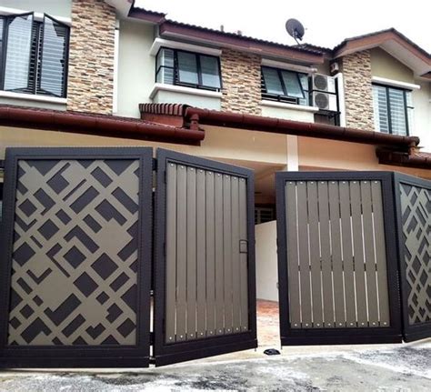 √ 10 Model Pintu Gerbang Rumah Minimalis (Geser, Lipat, Otomatis)